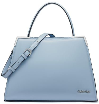 Calvin Klein Mica Umhängetasche mit 3 Fächern, dusty blue, Einheitsgröße