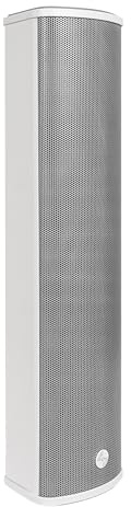 Sound Town 70V/100V 4x5 Weather-Resistant Column Array Passive Speaker, with IP55-rated Aluminum Enclosure, for Home & Commercial Installations, Indoor & Outdoor, Grey (TARVOS-CL45G)