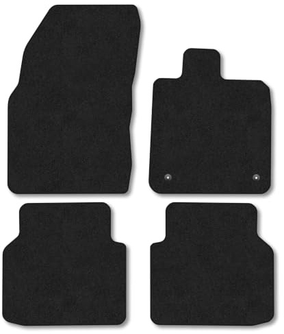 Fits Ford Explorer (2024+) Carpet Car Mats | Black Edge Trim Tailored Fit Floor Mats Full Coverage Protection Accessories Easy Clean Anti Slip Made in the UK