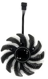 78MM PLD08010S12HH Radeon RX 5700 Cooling Fan Compatible with RX 5500 5600 5700 XT Graphics Video Card CoolerFan(Black A-Fan)