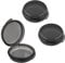 ElevateTech Kleine Pillendose, 3er-Packung Pillendose für den täglichen Gebrauch, Mini-Pillendose, Reise-Pillenbehälter, Medikamenten-Aufbewahrungsbox(Black)