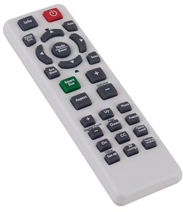 AULCMEET RC02 Ersatzfernbedienung Kompatibel mit BenQ 3D Full HD DLP Projektor MW523 MS517 MX518 MS517F MX518F MS521P TX538 TS537 MS521 MH535 MX602 MW603 MW663 MX662