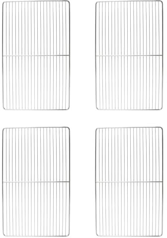 Générique Pack de 4 Grilles Gastronorme GN 1/1 en INOX - 53 x 32,5 cm - Hygiène Professionnelle et Résistance