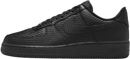 NIKE Air Force 1 '07, Sneaker Hombre, Negro, 42 EU