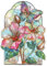 Ideen mit Herz Diamond-Painting-Fensterbild | Glaskunst-Optik | Dekoration & DIY | Material: PET (Schmetterling mit Blüten)