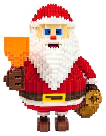 STpro Bausteine Stücke Set mit klassischen Cartoon Charaktere Bausteine Mini Baustein Jungen Mädchen für Erwachsene (Red)