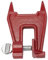 Chainsaw Vise, Red Heavy Duty Aluminium Alloy Portable Vise, Chainsaw Sharpening Accessory, Provides Secure Filing Set-up on Any Tree Stump Portable