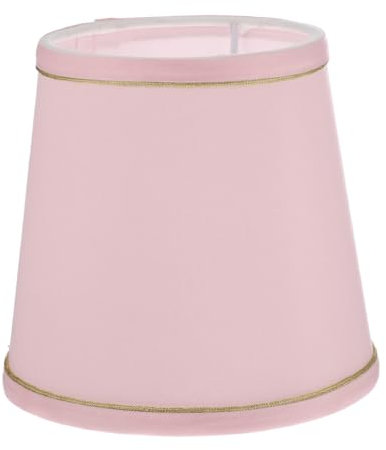 Operitacx 1Stück Stoff Lampenschirm für Stehlampe und Kronleuchter Altrosa Design für Deckenlampen Schützt Überhitzung und Leicht