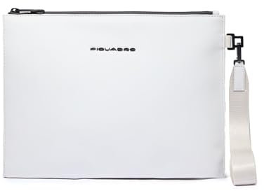 Piquadro Custodia impermeabile per iPad 11 Uomo tessuto bianco