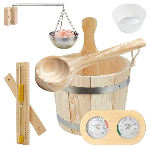 Cubo Sauna, Juego de Cubos de Sauna (5 litros)