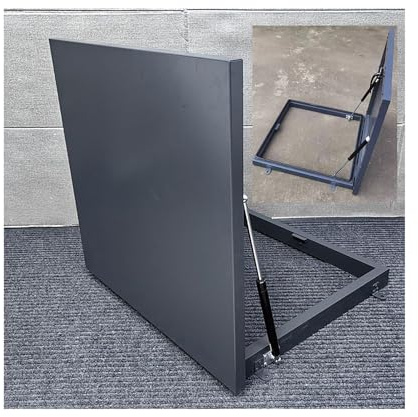 Strapazierfähige, wetterfeste Aluminium-Dachluke – sichere Leiter-Zugangstür (65 x 100 cm) – langlebig, einfach zu installieren, perfekt für Dachzugang und Wartung
