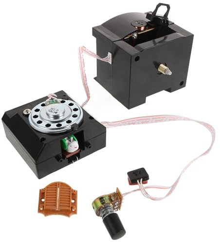 Angoily Kuckucks Wanduhrwerk Ersatz Uhrwerk 3 Aa Batterien, Schwarz