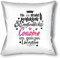 Stylotex Dekokissen Für die absolut perfekteste Cousine, 35 x 35 cm, Weiß