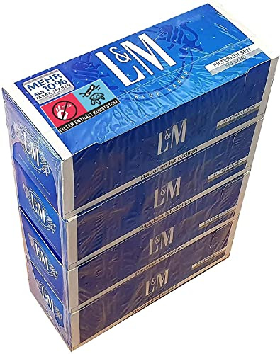 Unbekannt L&M Blue Extra 1000 Stück (4 x 250 Stück) (Hülsen, Filterrohre, Zigarettenhülsen)