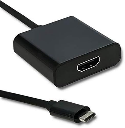 Qoltec USB Adapter Type C Male/HDMI Female | 4K | 23cm