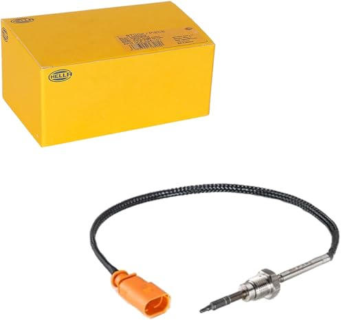 HELLA 6PT 014 494-321 Sensor, exhaust gas temperature - 2-pin connector - Bolted - Cable: 320mm