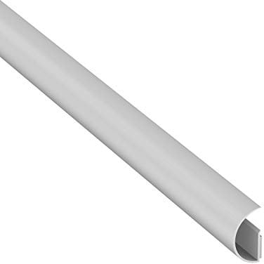 D-Line, Mini CableTraC, Copertura per cavi diffusa, Soluzione per gestione dei cavi di colore bianco, Soluzione per copertura cavi PC versatile - 30 mm (l) x 15 mm (H) x 1 metro (L) - Bianco