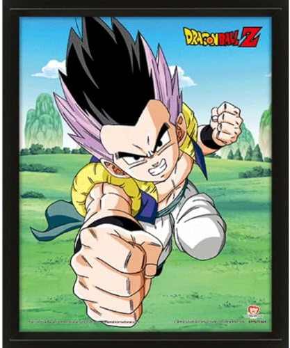 PYRAMID CUADRO 3D TURNING TIDE OF BATTLE DRAGON BALL Z