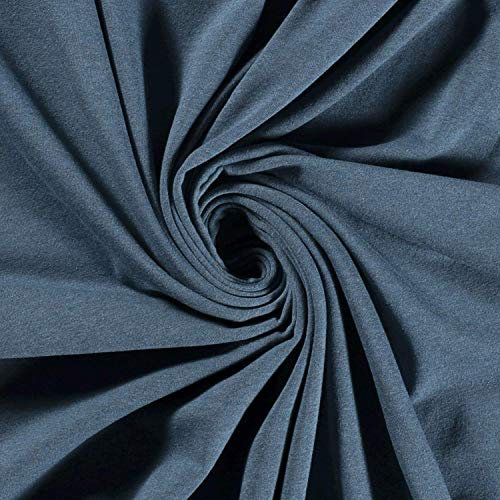 Sweat-Nachhaltige Stoffe-Nooteboom-Meterware-50 cm Schritte-15 verschiedene Farben (Petrol-70-08)