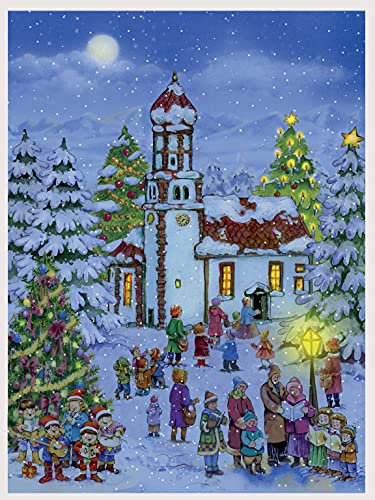 Adventskalender Weihnachtskapelle: Papier Adventskalender