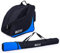 BESTIF Skitasche + Skischuhtasche Set für Ski bis 175 cm | wasserdicht Skibag Stiefeltasche für Skischuhe | Skisack Schwarz | Skicase mit Tragegurt | reißfeste Tasche (Schwarz-Blau)