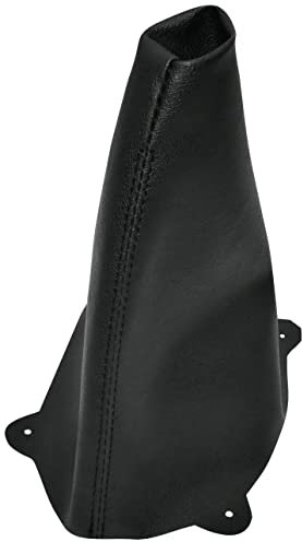 AERZETIX - C58930 - Funda para palanca de cambios - compatible con Ford Fiesta 4 fase 1 de 2008 a 2012 - color: negro - en piel sintética