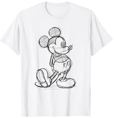Disney Mickey Mouse Mickey Sketch T-Shirt