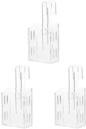 Mipcase Aquarium Pflanzenhalter Rot 3 Stück Pflanzen Stabil Acryl Haushalt Hängend Für Die Aufbewahrung Dekoration Fisch Aquatisch Klares Design Halter Pflanzen Wasser Aquarium Pflanzgefäß Tasse