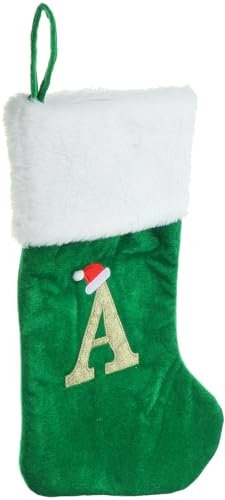 Amosfun Alphabet-weihnachtsstrümpfe Strümpfe Weihnachtsdeko Geschenktüte Für Hängende Weihnachtssocke Weihnachtsstrümpfe Zum Aufhängen Weihnachtssocken Kamin Weihnachten Stoff Strumpf