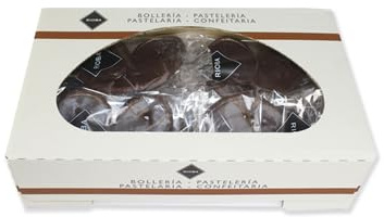 Reposteria variadas, Croisant, Palmeras, Cañas, Gofres Todo para desayunos Meriendas o Aniversarios (Palmeras chocolate 1280g contiene 16 u)