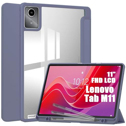 idudao Coque hybride de qualité supérieure pour tablette Lenovo Tab M11 TB330FU TB330FU 11 2024 Violet