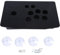 Evliery DIY Arcade Joystick Replacement Acrylic Panel Case Handle Arcade Game Kit Sturdy Construction Easy to Install Black