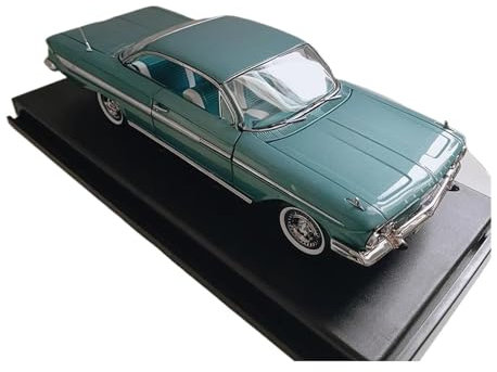 CHENXIAOLAN Miniaturmodelle 1:18 Für Chevy Impala 1961 Muscle Car Druckgussmodell Statische Metallornamente Szenendekoration Display Fertigmodell