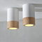ouglres Deckenlampe Weiß Holz,Moderne Deckenstrahler 2er,Vintage Lampe Decke,Gu10 Deckenleuchte Für Innen Wohnzimmer,Küche,Kleine Räume,Flur,Schlafzimmer,Innenbeleuchtung Für Eingangsbereich, Galerie