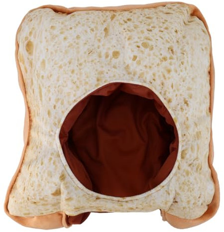 VICASKY Fotografie Cap Toast Brot Hut Brot Geformt Kopfbedeckung Spaß Festival Party Zubehör