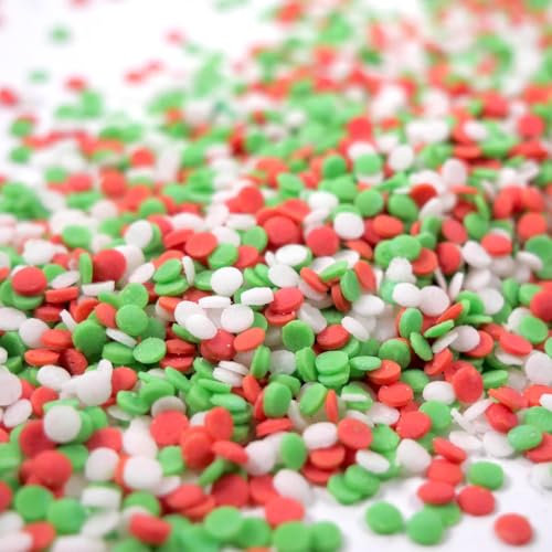 Streuselheld Konfetti Christmas 80g Streusel zum Dekorieren und Verzieren von Gebäck aller Art wie Torten Kuchen Keksen Zuckerstreusel