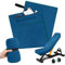 Migliore Wear Sporthandtuch Fitnessstudio,120x50cm Fitness Handtuch mit Reißverschlusstasche, Anti-Rutsch Schnelltrocknend Sport Handtuch für Gym Training