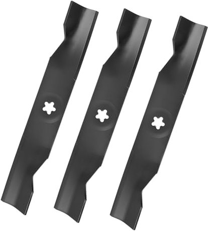 IDEASURE 3 Pack 180054 Mower Blades Compatible with HU 48 Deck, 173920 High Lift Blades Compatible with Hu sqvarna YTH24V48 YTH2348 Pou LAN PP22V48 Lawn Tractor, Replace 532180054 539107519