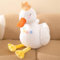 champracer Gans Kuscheltier Niedliches, Riesige Gans Kuscheltier Schwan, Weiches Plüsch Ente Kuscheltier, Große Gans Stofftiere, Kuscheltier Schlafkissen Kissen Dekoration (32 cm)