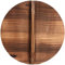 Tapa wok de 15 pulgadas freír de madera con mango resistente a la tapa de la olla de madera suave cubierta de la olla, herramientas de cocina, accesorios de cocina.