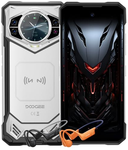 DOOGEE S200 5G VIP Edition | display FHD+ 120Hz | 48GB RAM + 256GB (espandibile a 2TB) | 10100mAh con ricarica rapida da 33W | doppio schermo e fotocamera AI da 100MP | garanzia 2 anni | Argento