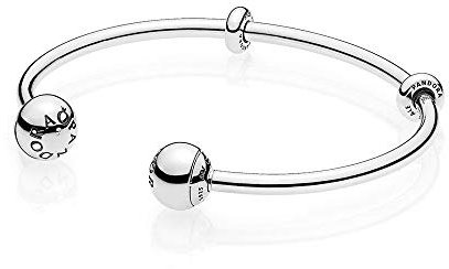 Pandora 596477 Armreif mit Pandora Logo Kugelverschluss 17,5 cm
