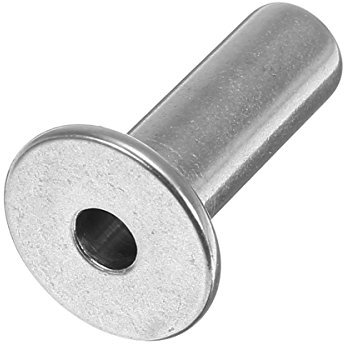 TuToy 20Stk 316 Edelstahlschutz Hülsen Marine Grade für 1/8 Kabel Schiene Geländer