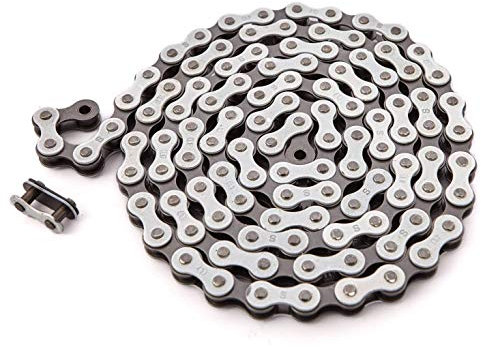 KHE BMX/FIXIE Kette 1/2 x 1/8 112 Glieder Links nur 385g - viele Farben (weiß)