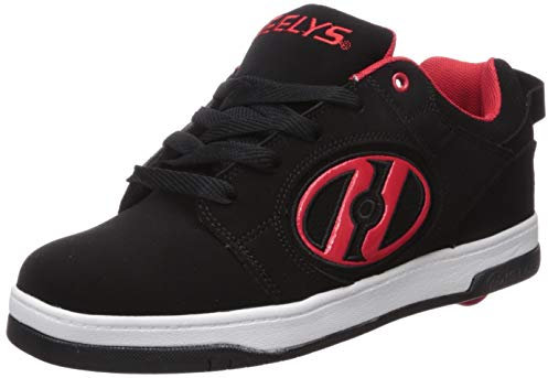 Heelys Herren Voyager Tennisschuh, Schwarz/Rot, 45.5 EU