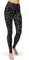 sissycos Damen 80er Artistic Leggings, Bunte Print Sanft Hohe Taille Lang Regular und Plus Size(Bunte Leggings,S)