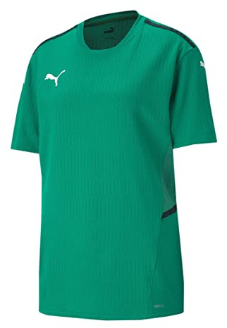PUMA Jungen, teamCUP Jersey Jr T-shirt, Pepper Green, 140