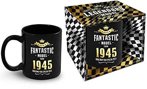 Bombo Tasse d'anniversaire avec année de naissance 1945