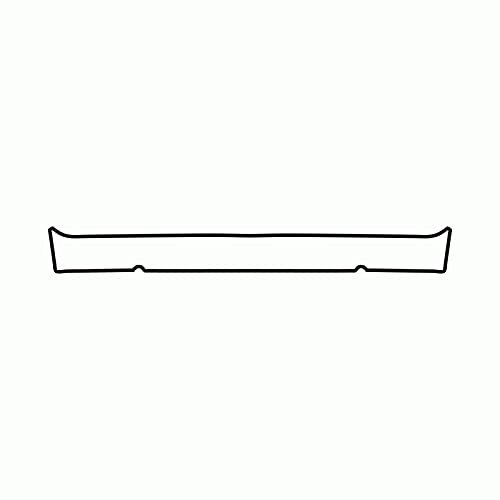 Clear Protection Film for Tesla Model 3 - 2017 and newer - Rear bumper protection film - PPF