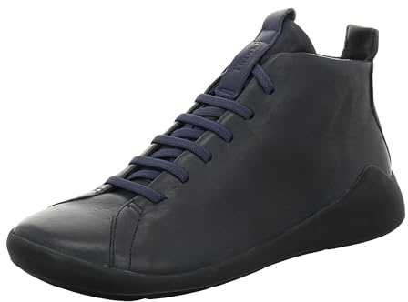 Think! Damen DUENE chromfrei gegerbte nachhaltige Wechselfußbett Slipper, 8000 Navy/Kombi, 40 EU